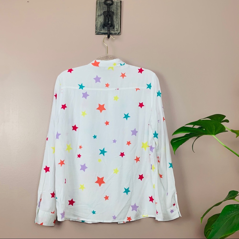 Star Printed Button Down - image 4